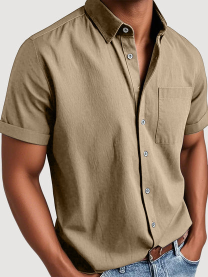 Comfortable Retro Short Sleeve Shirt