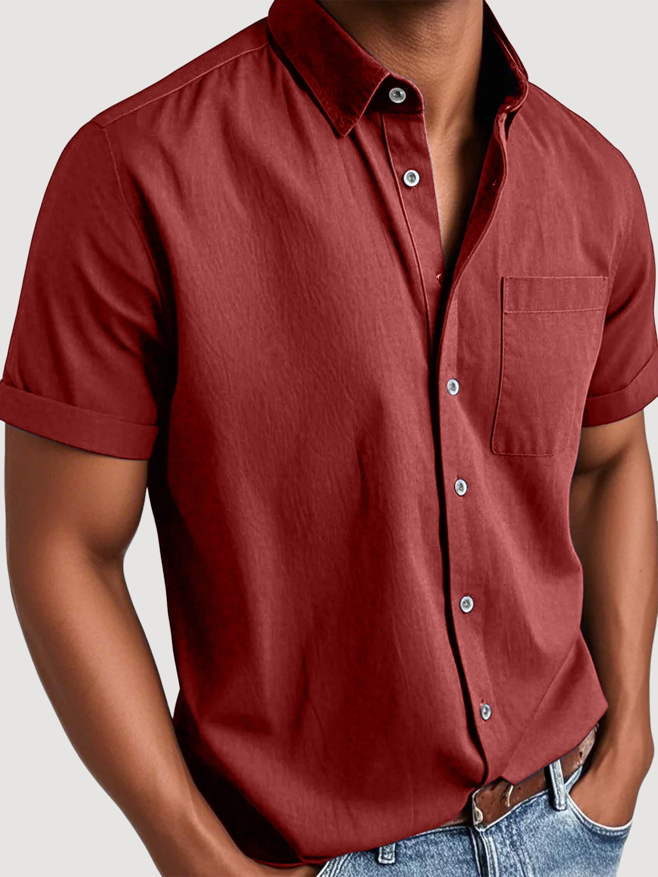 Comfortable Retro Short Sleeve Shirt