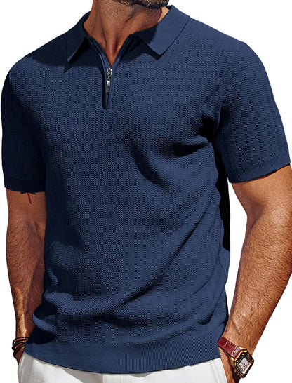 Cool Comfort Quarter Zip Polo