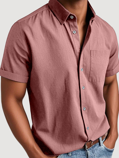 Comfortable Retro Short Sleeve Shirt