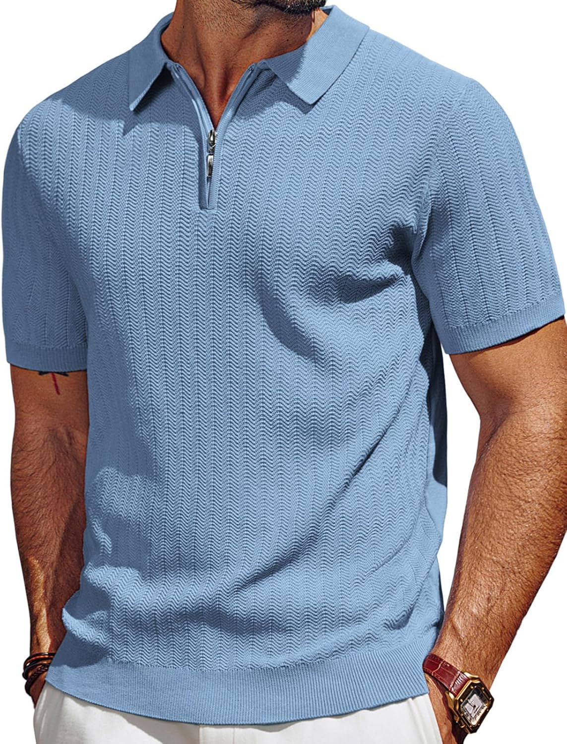 Cool Comfort Quarter Zip Polo