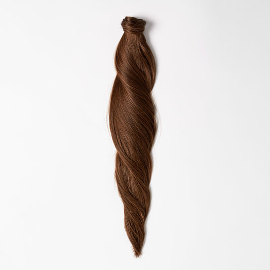 Clip in Ponytail - Warm Brown 4